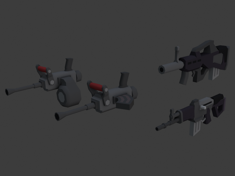 Death Squad Weapons